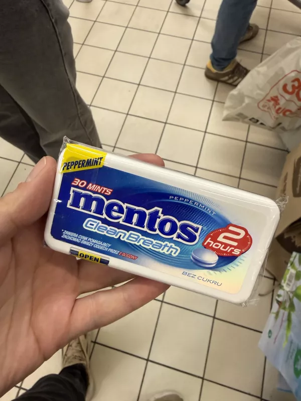 Mentos Clean Breath Peppermint | 21g