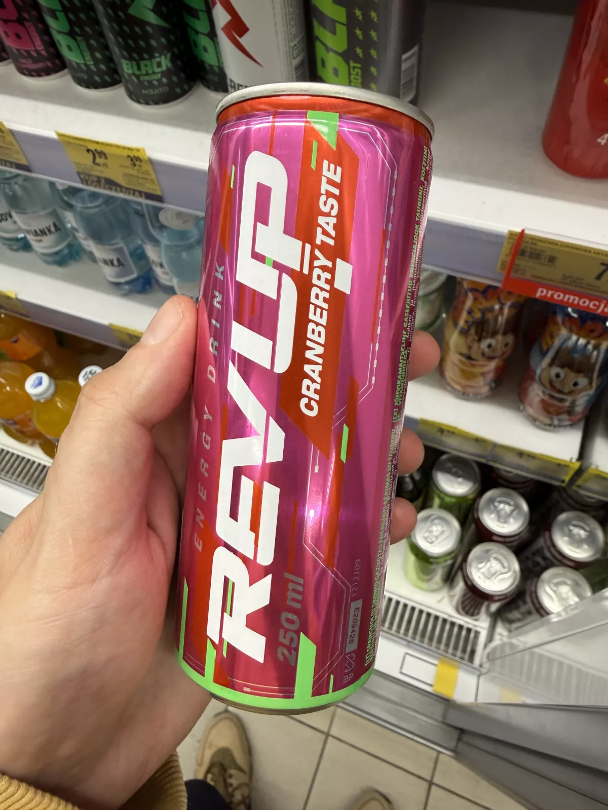 Rev Up Energy Drink Cranberry Taste | 250ml