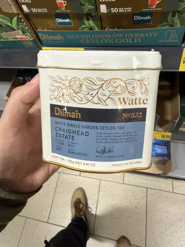 Dilmah Watte Nº532 Craighead Estate / Czarna herbata cejlońska liściasta | 125g