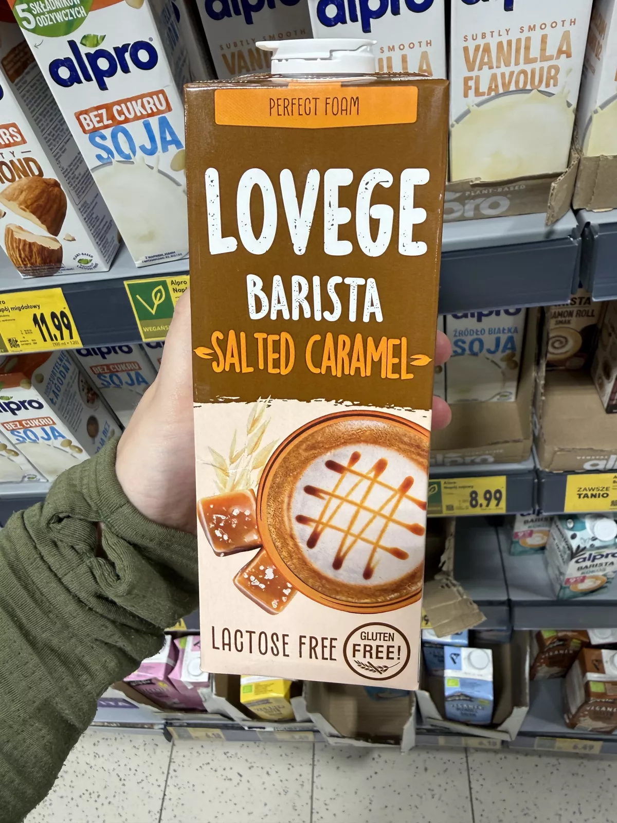 Lovege Barista Salted Caramel napój owsiany o smaku słonego karmelu | 1000ml