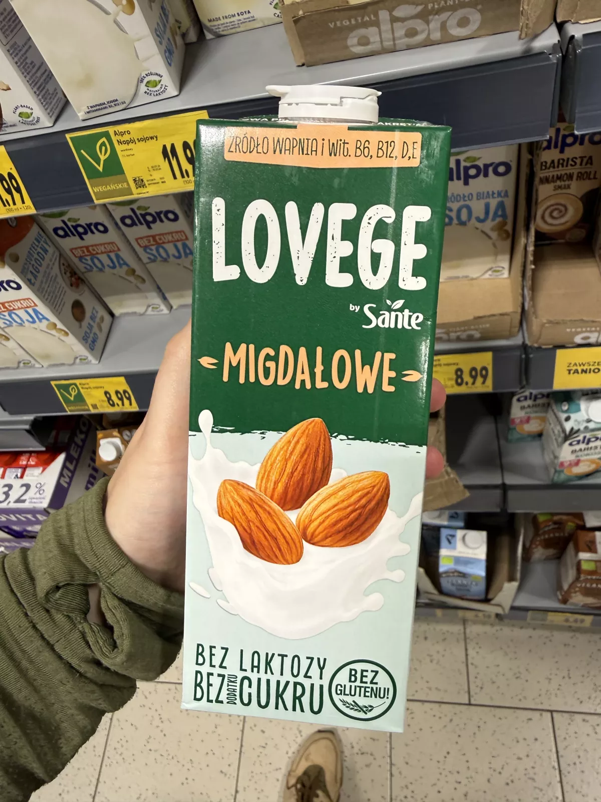 Lovege by Sante Migdałowe napój migdałowy bez dodatku cukru | 1000ml