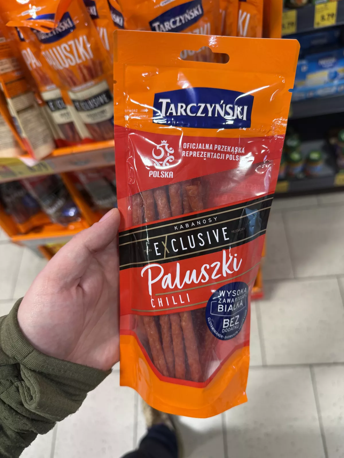 Tarczyński Kabanosy Exclusive Paluszki Chilli | 95g