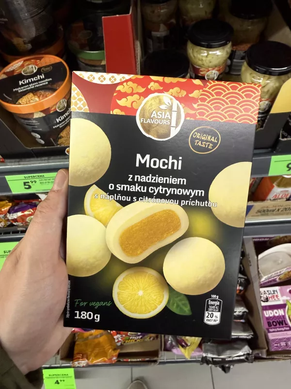 Asia Flavours Mochi z nadzieniem o smaku cytrynowym | 180g
