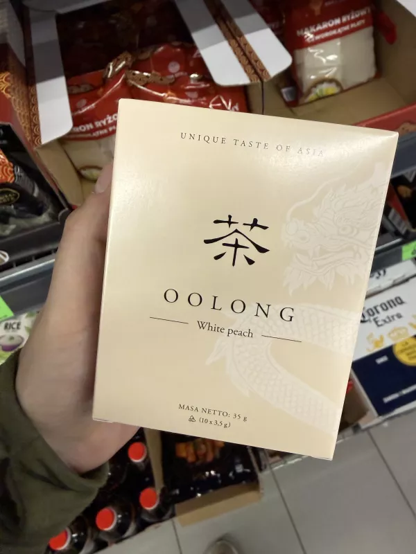 Oolong (乌龙茶) White peach – Herbata oolong o smaku białej brzoskwini | 35g