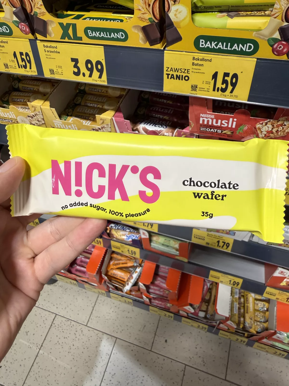Nick’s Chocolate Wafer / Wafelek czekoladowy | 35g