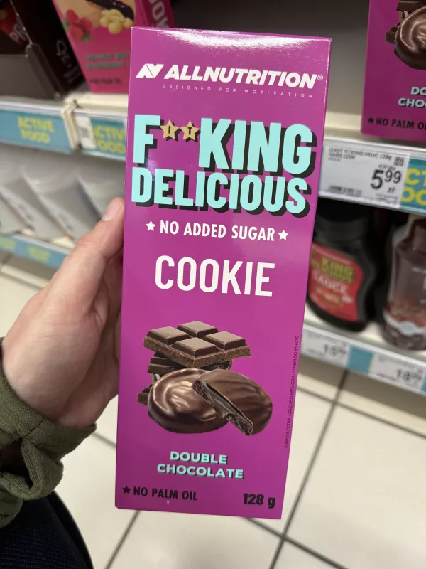 AllNutrition Fitking Delicious Cookie Double Chocolate | 128g