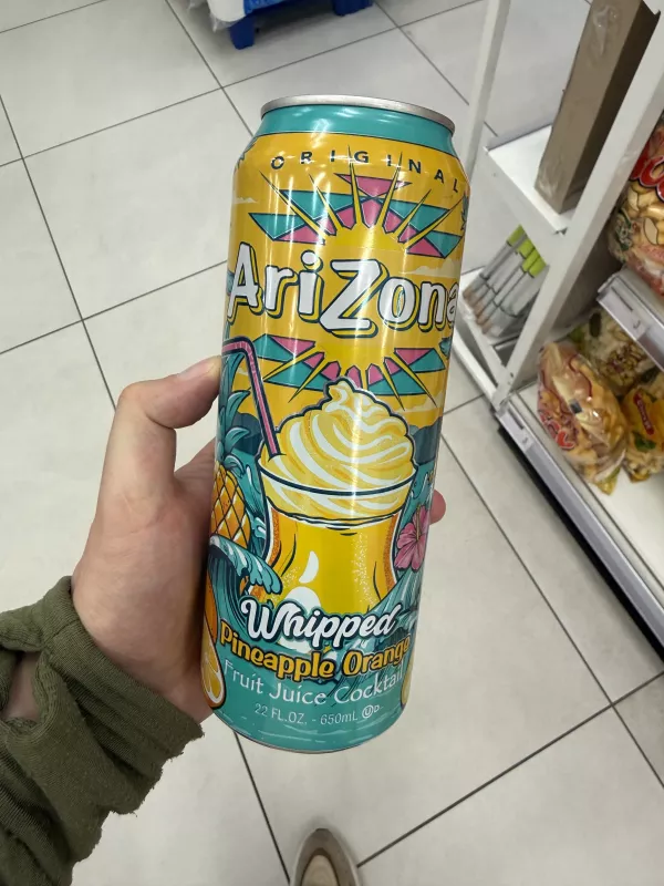 AriZona Whipped Pineapple Orange Fruit Juice Cocktail | 650ml