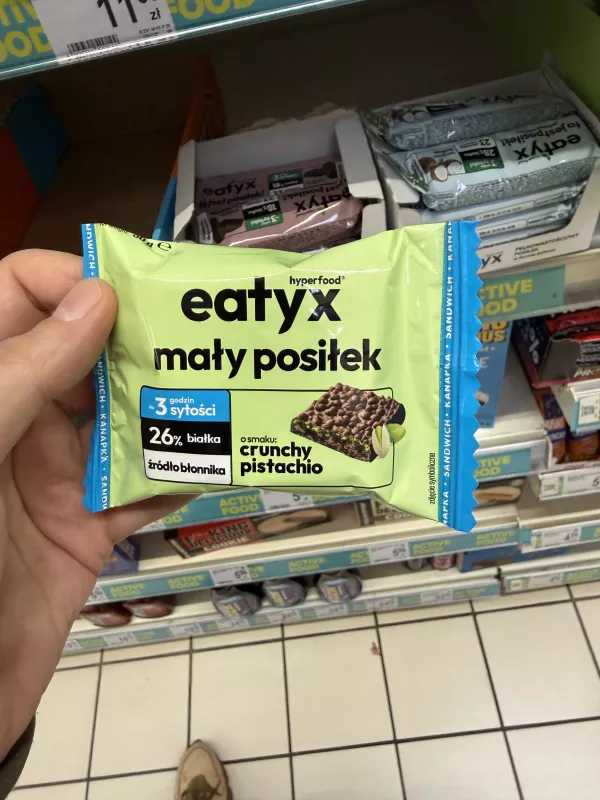 Eatyx Hyperfood Mały posiłek o smaku crunchy pistachio | 50g