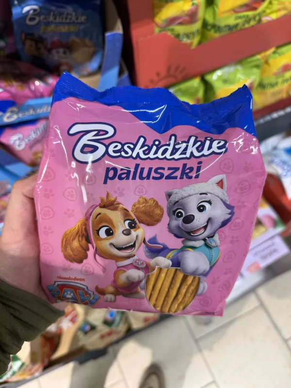 Beskidzkie Paluszki Psi Patrol (różowe, Skye i Everest) | 200g
