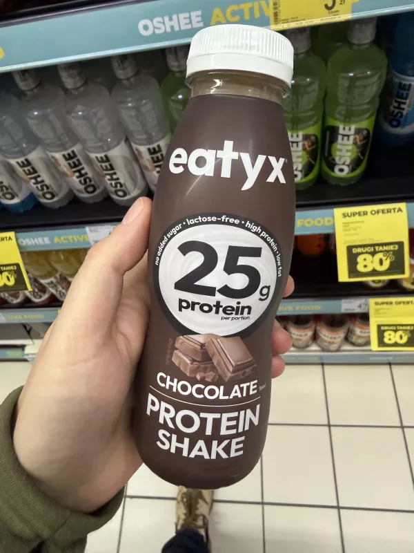 Eatyx Protein Shake Chocolate / Napój proteinowy o smaku czekoladowym | 330ml