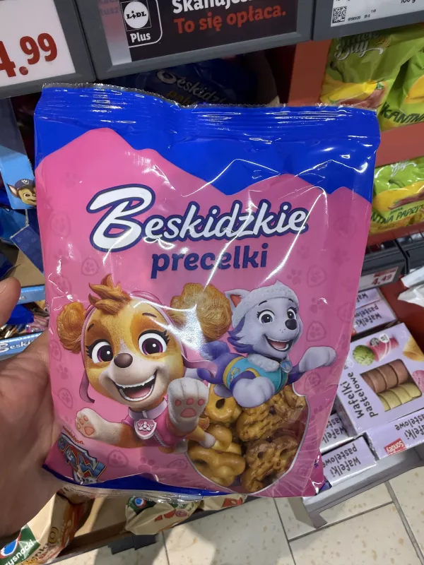 Beskidzkie Precelki Psi Patrol (różowe, Skye i Everest) | 120g