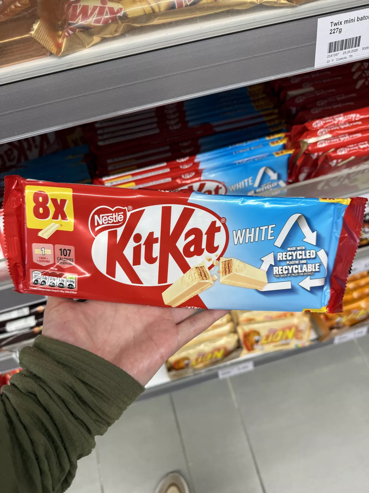 KitKat 2 Finger White | 8×20,7g