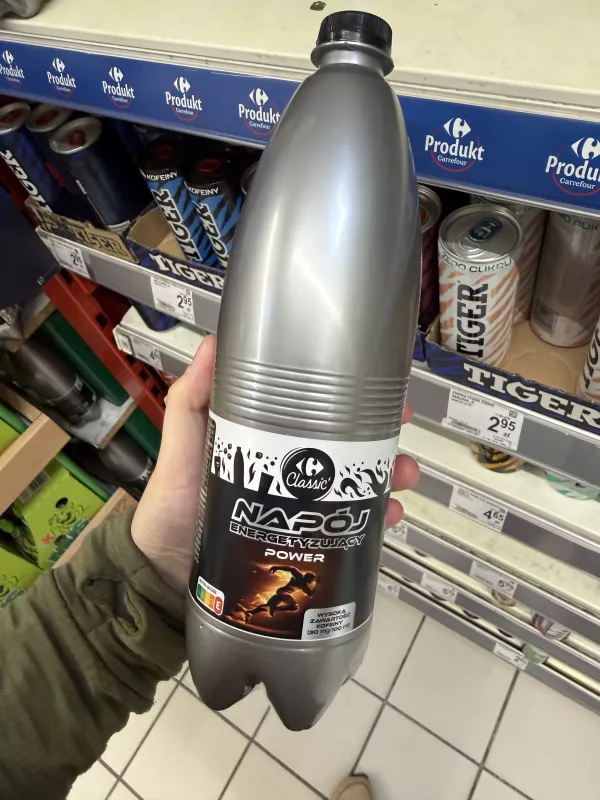 Carrefour Classic Napój energetyzujący Power | 1000ml