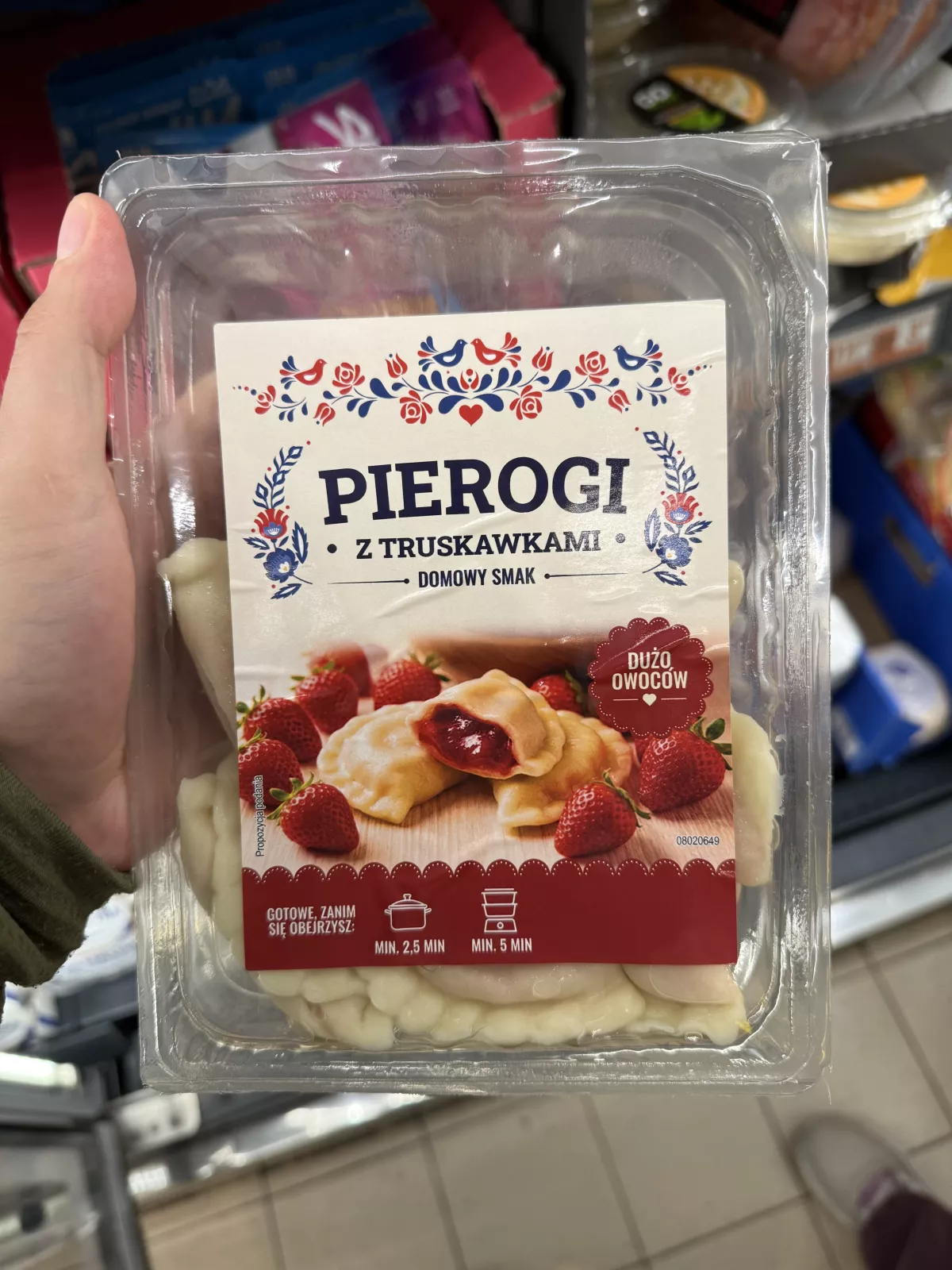 Pierogi z truskawkami Domowy smak | 400g