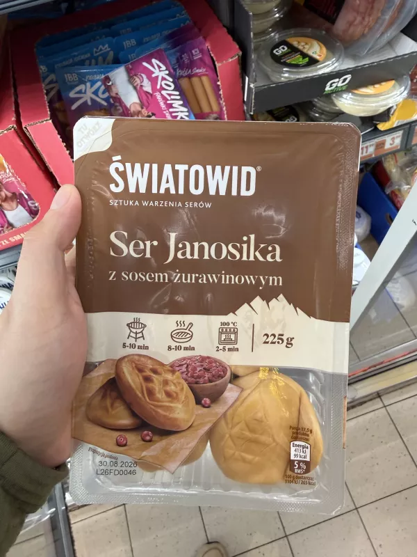 Światowid Ser Janosika z sosem żurawinowym | 225g