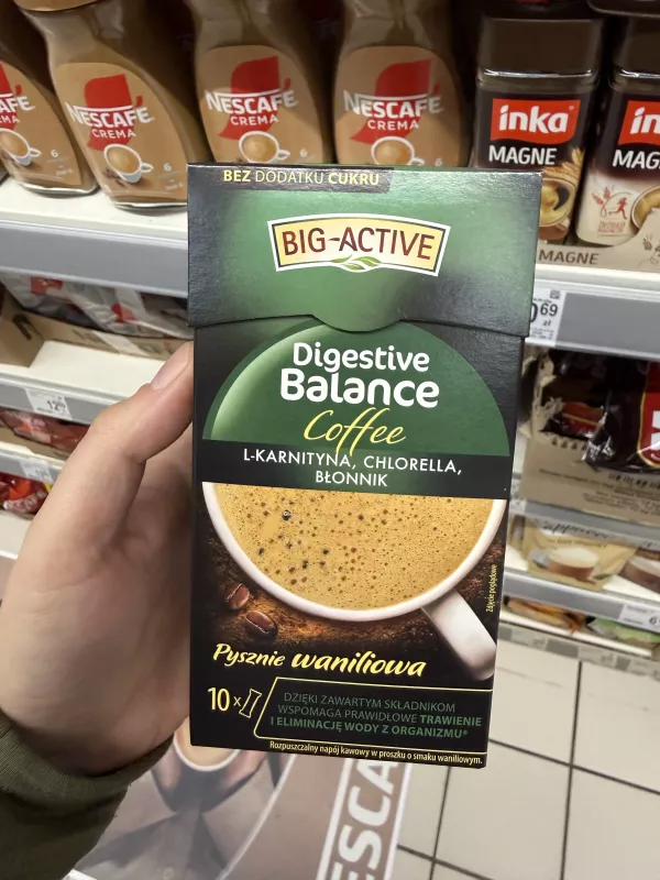 Big-Active Digestive Balance Coffee waniliowa | 100g