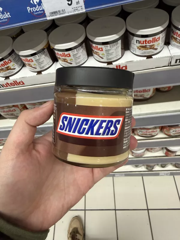 Snickers krem z czekolady mlecznej o smaku karmelu i orzeszków ziemnych | 200g