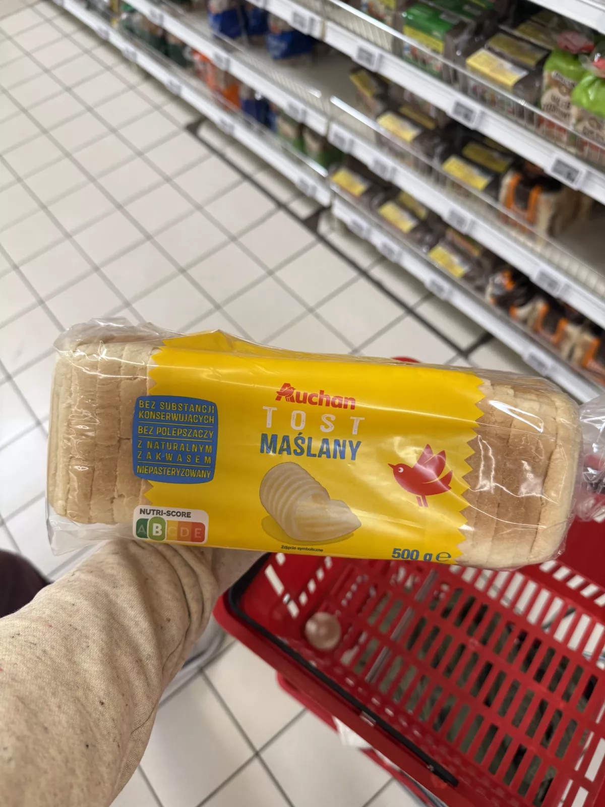 Auchan Tost maślany | 500g