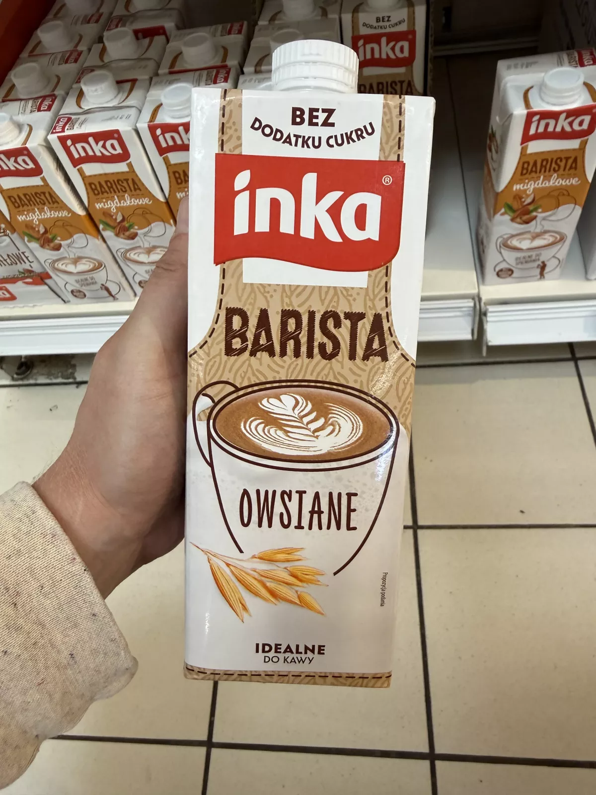 Inka Barista owsiane napój owsiany z wapniem i witaminami (idealne do kawy) | 1000ml