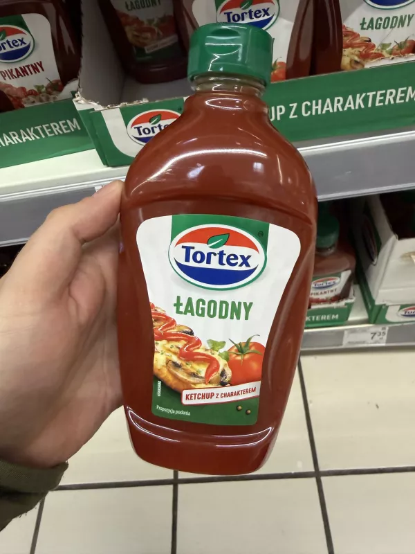 Tortex Ketchup Łagodny | 470g
