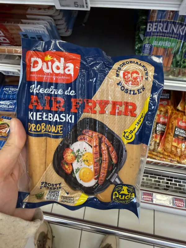 Duda Air Fryer Kiełbaski drobiowe | 350g