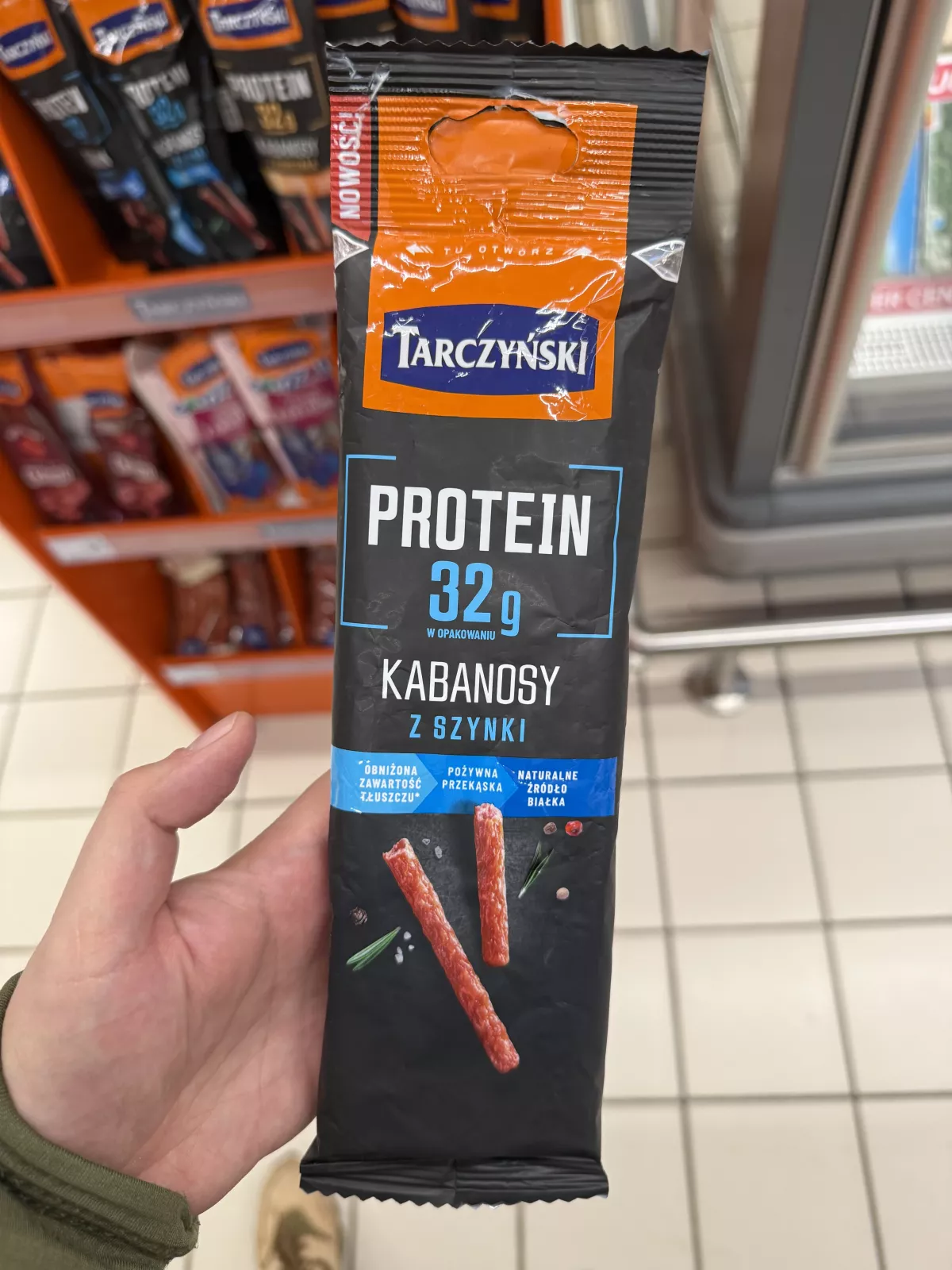 Tarczyński Protein Kabanosy z szynki | 80g