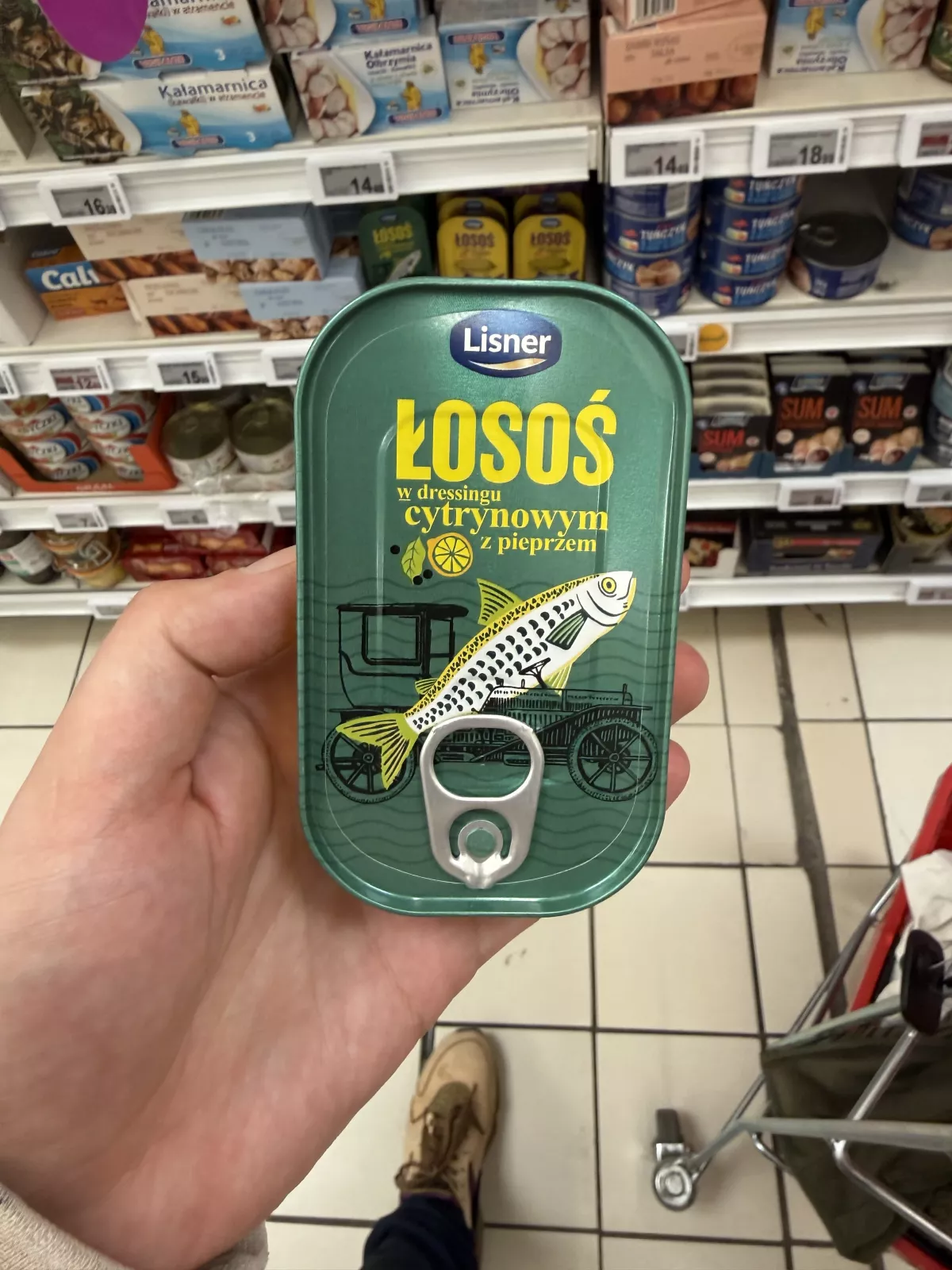 Lisner Łosoś w dressingu cytrynowym z pieprzem | 110g