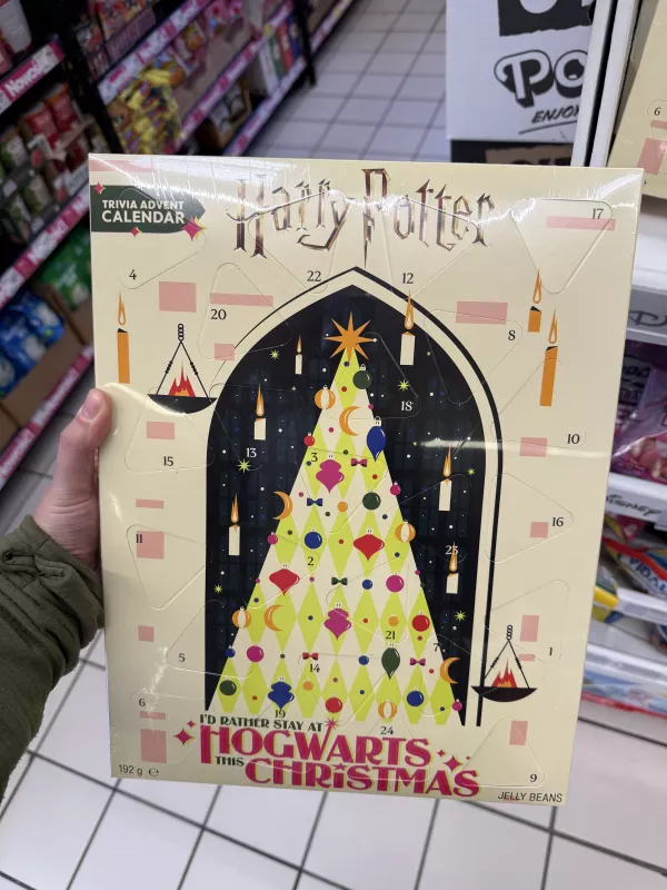 Jelly Belly Harry Potter Trivia Advent Calendar / Kalendarz adwentowy z fasolkami żelkowymi | 192g
