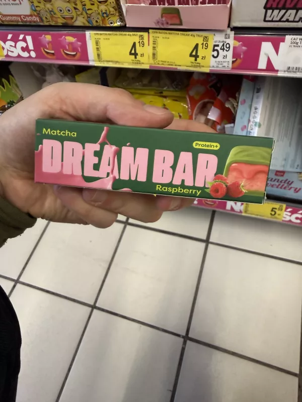 Dream Bar Matcha Raspberry Protein+ | 40g