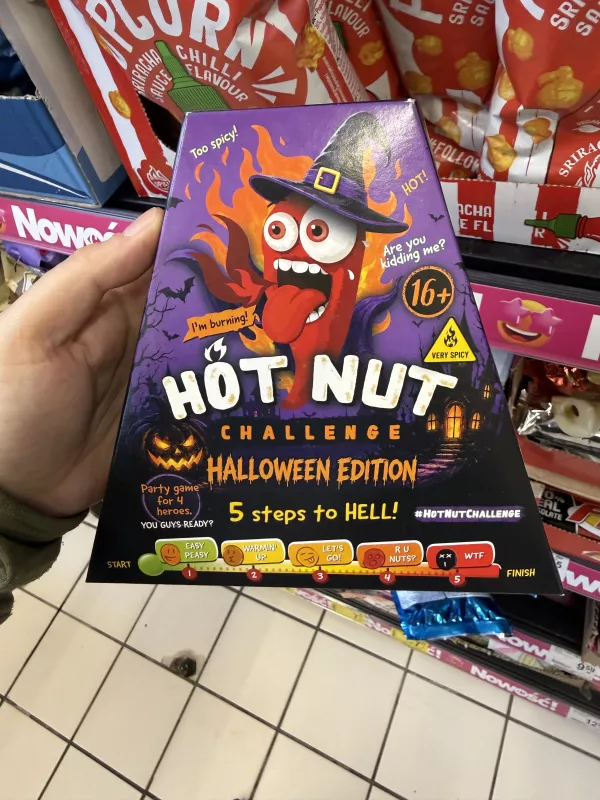 Hot Nut Challenge Halloween Edition / Bardzo ostre orzeszki ziemne w panierce | 24g