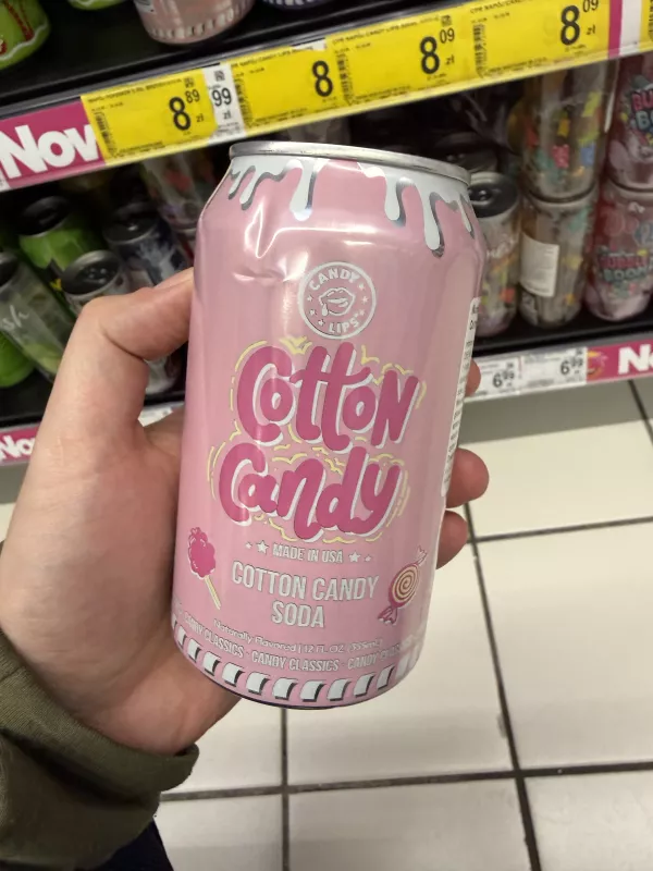 Candy Lips Cotton Candy Soda | 355ml