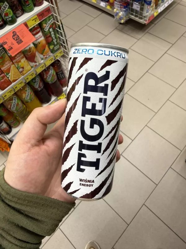 Tiger Energy Wiśnia Zero Cukru | 250ml