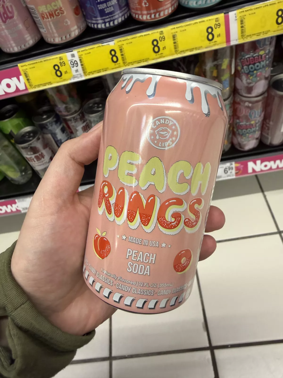 Candy Lips Peach Rings Peach Soda | 355ml