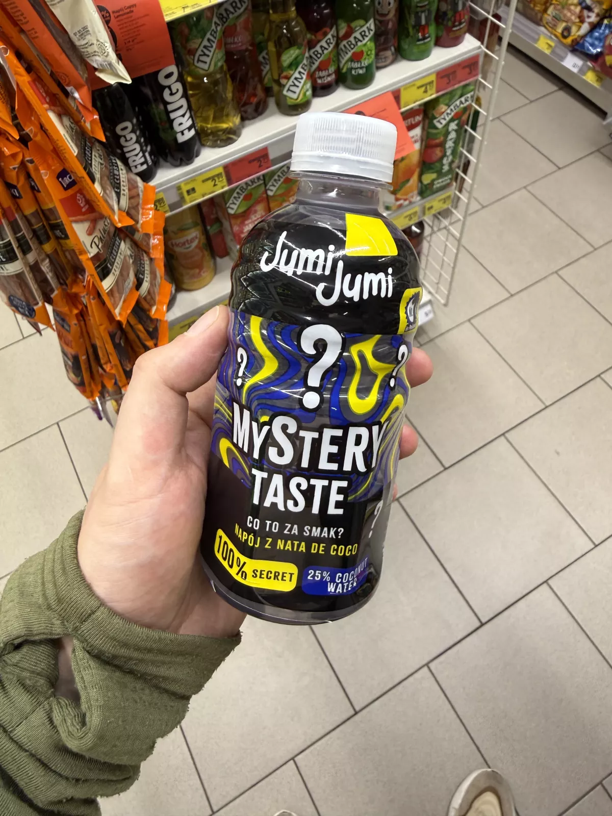 Jumi Jumi Mystery Taste napój z nata de coco (żółto-niebieska etykieta) | 320ml