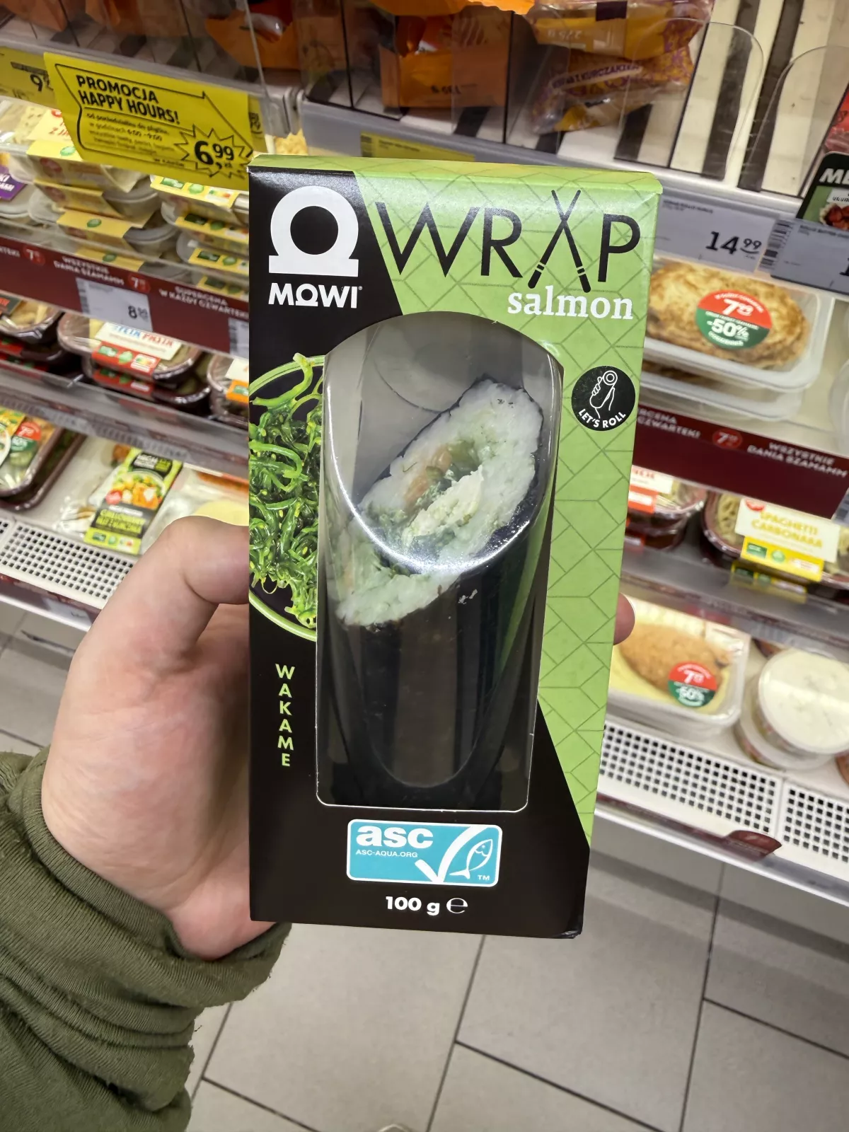 Mowi Wrap Salmon & Wakame | 100g