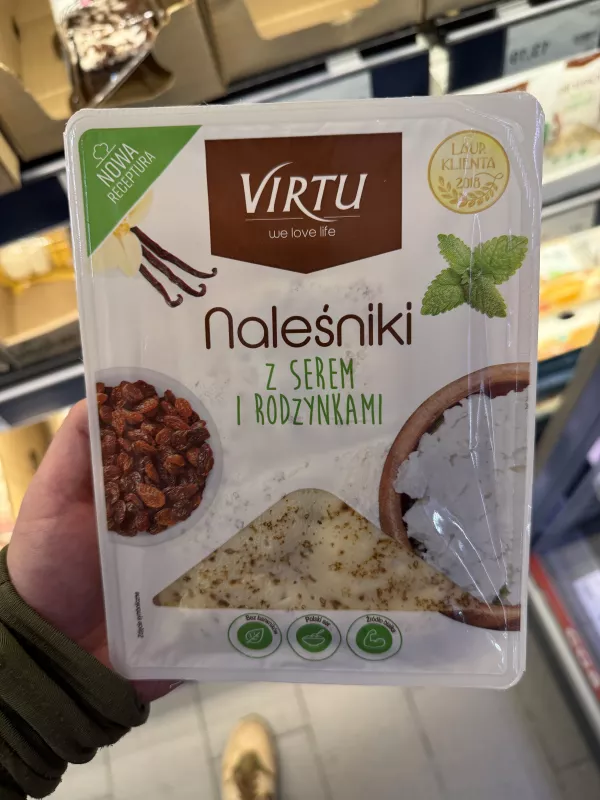 Virtu Naleśniki z serem i rodzynkami | 400g