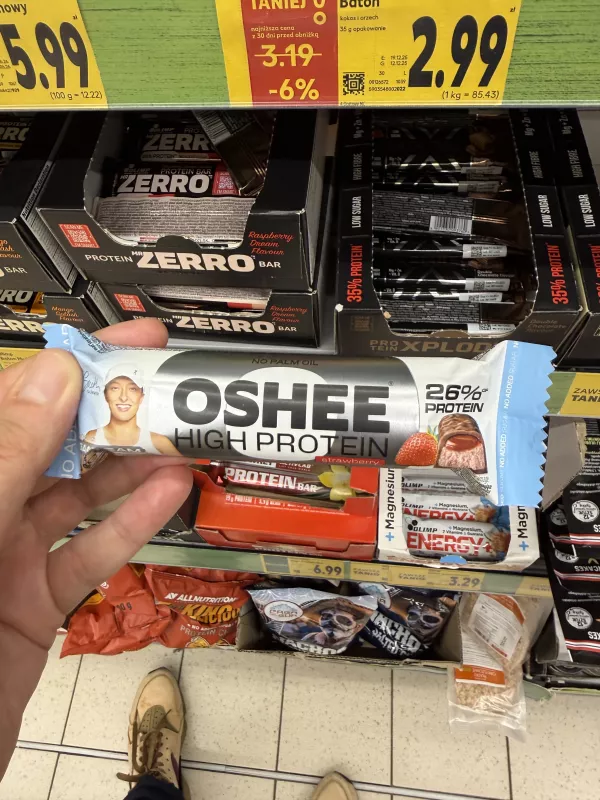 Oshee High Protein Strawberry Iga Świątek | 49g