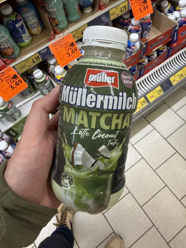 Müllermilch Matcha Latte Coconut Taste | 400g / 380ml
