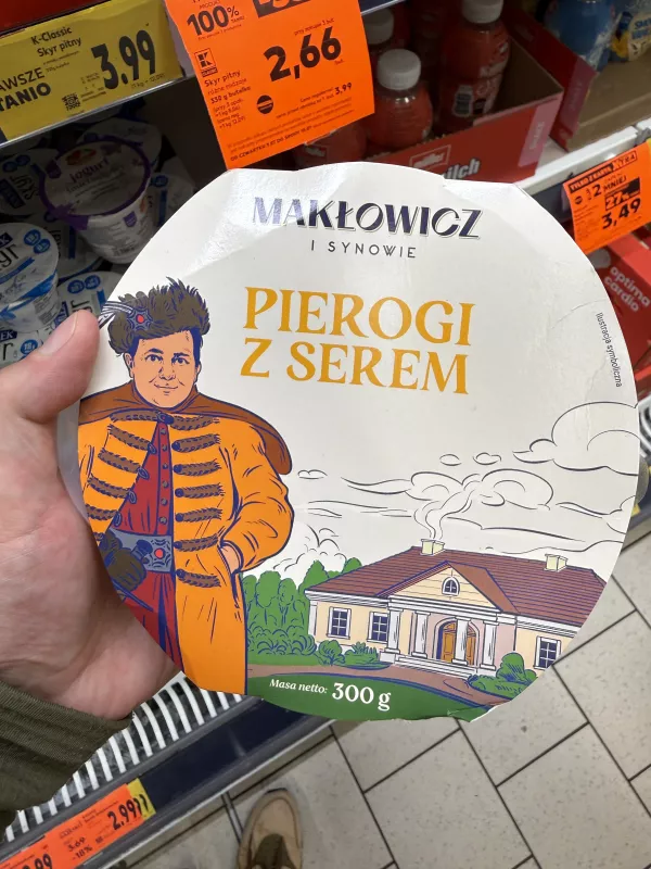 Makłowicz i Synowie Pierogi z serem | 300g