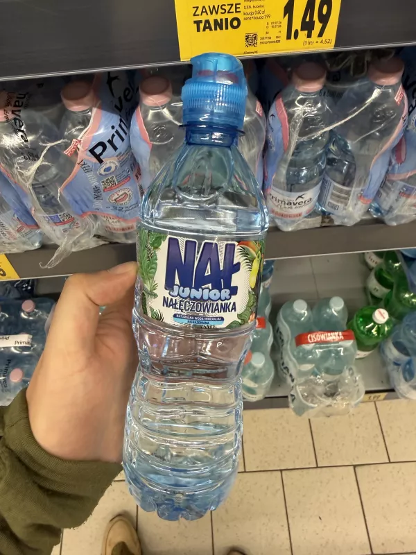 Nałęczowianka Nał Junior Naturalna woda mineralna niegazowana | 500ml