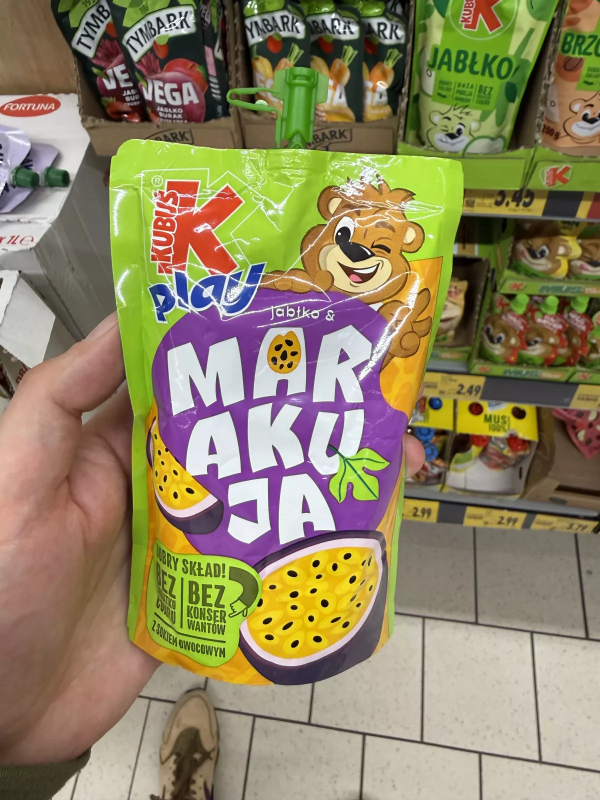 Kubuś Play jabłko & marakuja | 200ml
