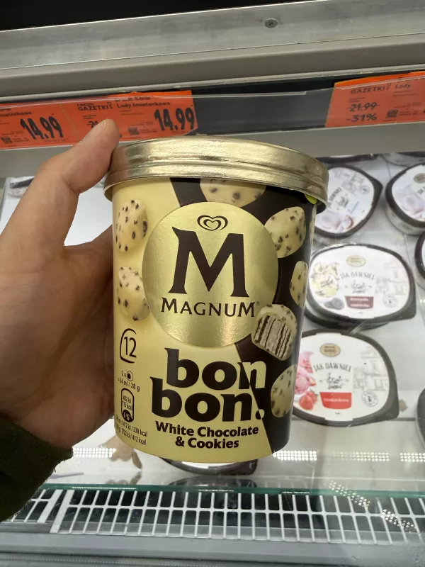 Magnum Bon Bon White Chocolate & Cookies | 204ml / 168g