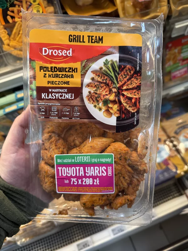 Drosed Polędwiczki z kurczaka pieczone w marynacie klasycznej (edycja z loterią Toyota Yaris Cross) | 350g