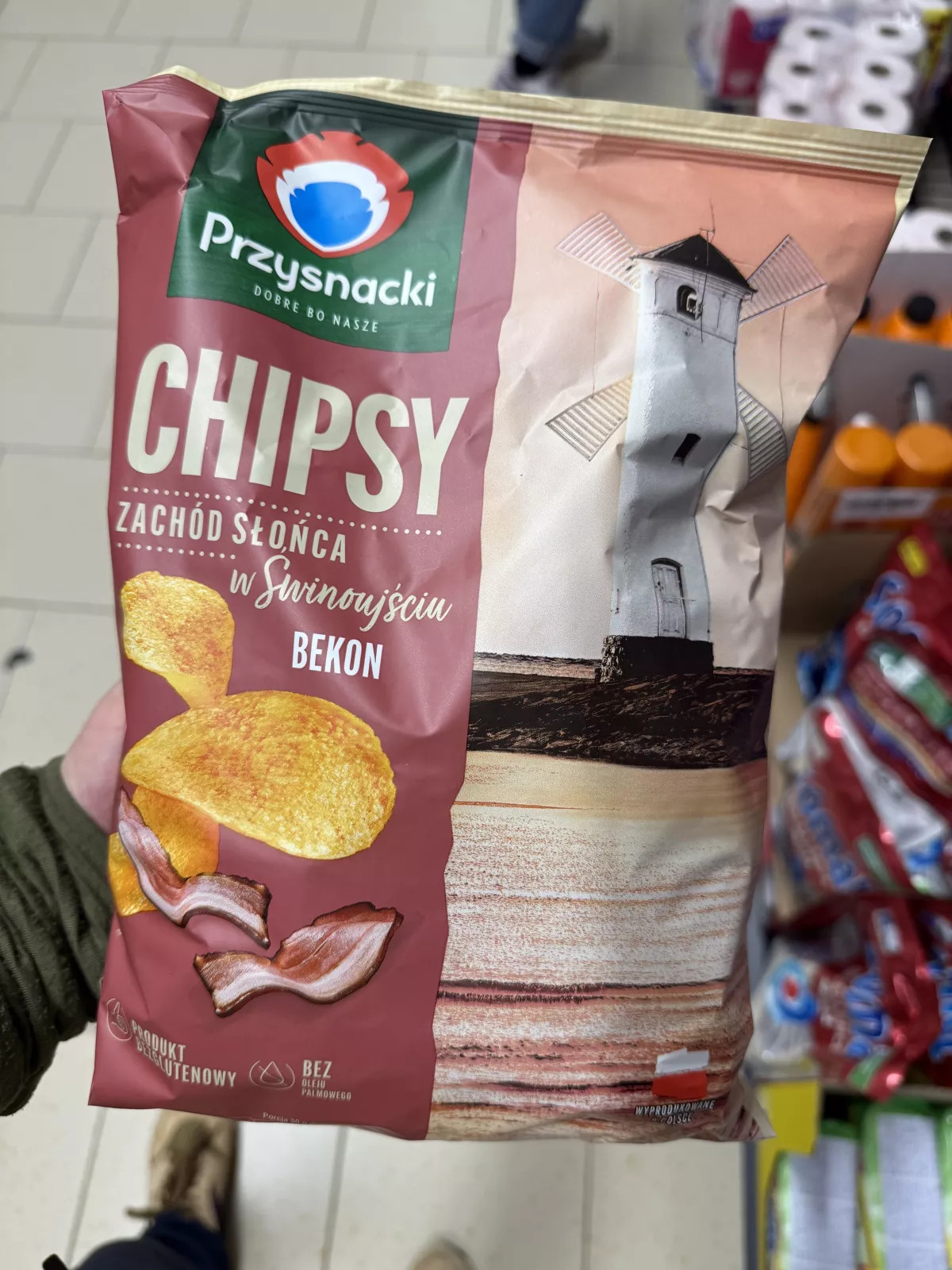 Przysnacki Chipsy Zachód Słońca w Świnoujściu Bekon | 200g