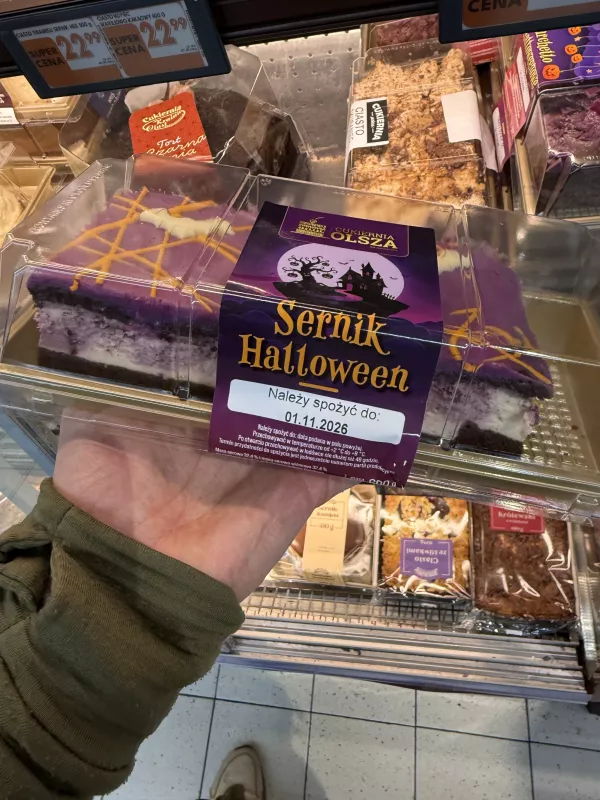 Cukiernia Olsza Sernik Halloween | 600g