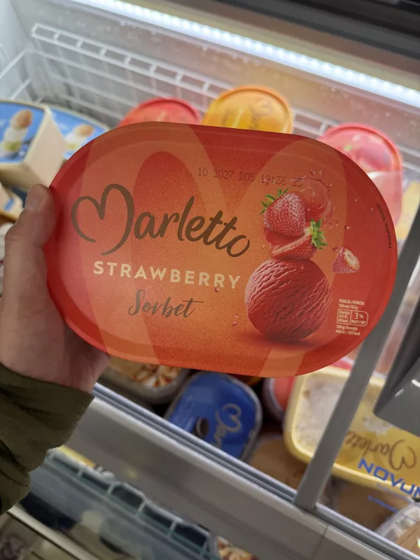 Marletto Strawberry Sorbet | 1000ml / 650g