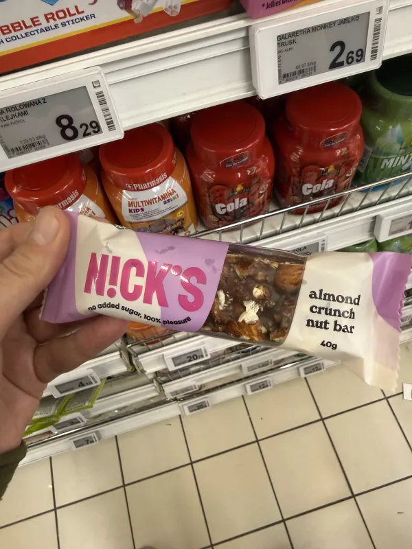 Nick’s Almond Crunch Nut Bar | 40g