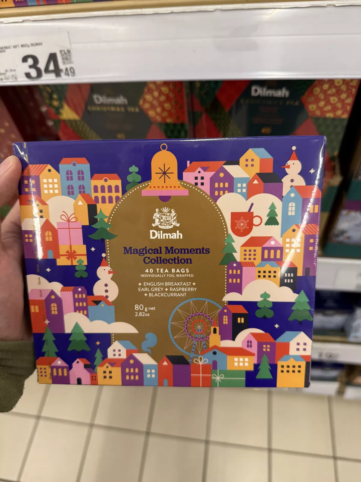Dilmah Magical Moments Collection / Bożonarodzeniowy zestaw herbat 40 torebek (w kopertach) | 80g