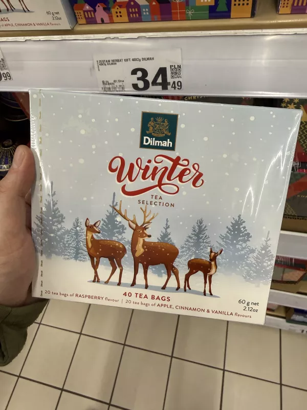 Dilmah Winter Tea Selection / Zimowy zestaw herbat 40 torebek | 60g