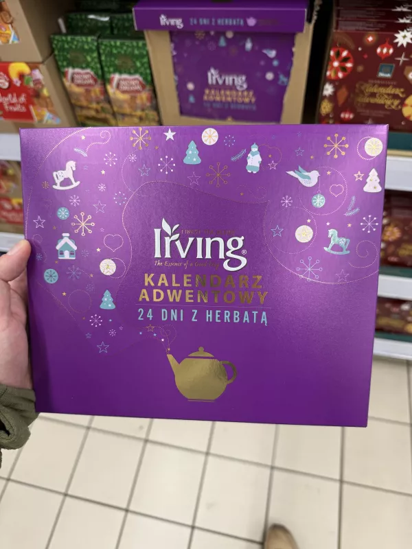 Irving Kalendarz adwentowy 24 dni z herbatą | 38,3g
